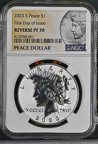 2023-S Reverse Proof $1 Peace Dollar