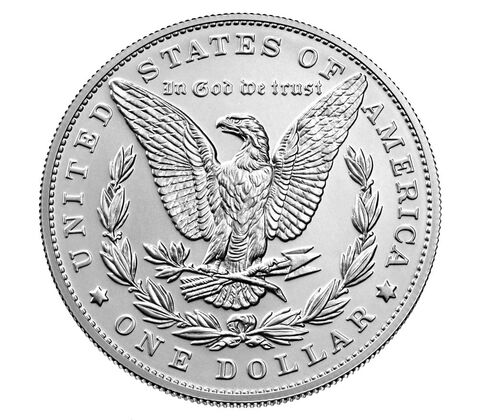 Morgan 2021 Silver Dollar No Mint Mark Eagle